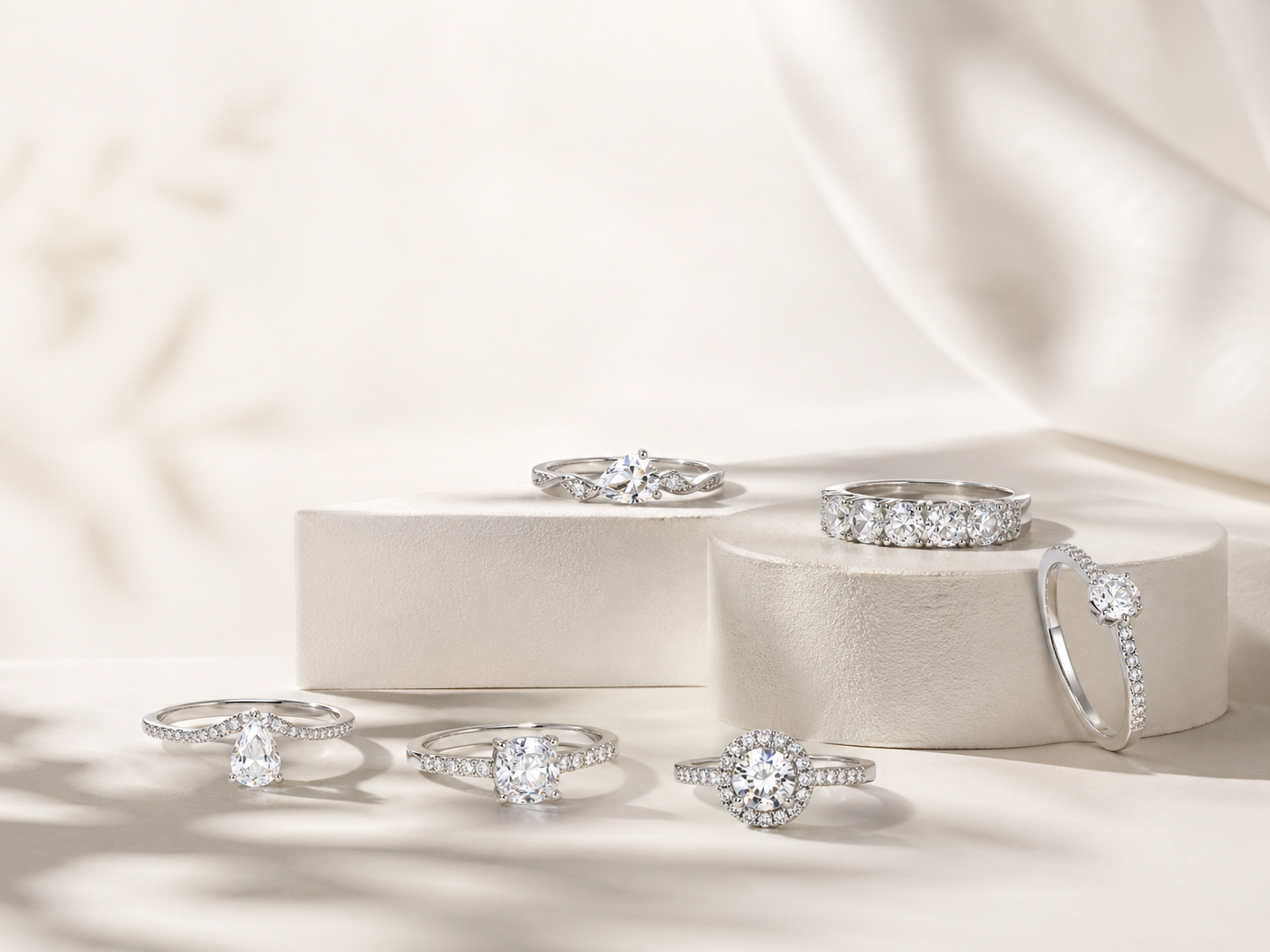 Celand Moissanite Ring Collection | S925 Sterling Silver