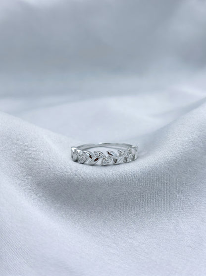 Celand Leaf Vine Moissanite Ring | S925 Sterling Silver