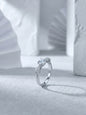 Celand 0.5ct Bow Knot Moissanite Ring