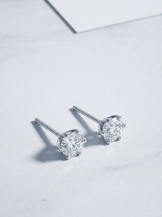 Celand 0.5ct Moissanite Stud Earrings