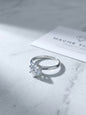 Celand 1ct Moissanite Solitaire Ring