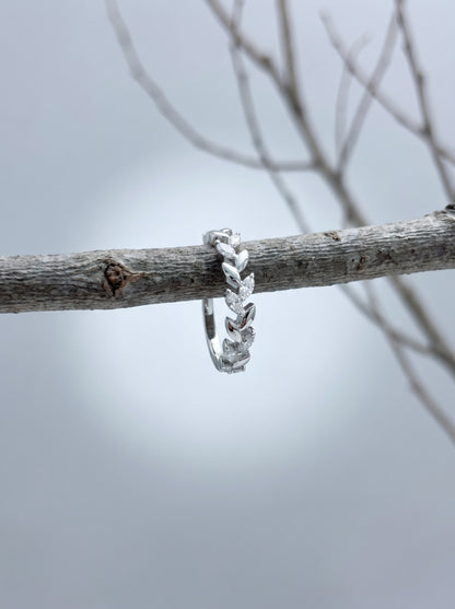Celand Leaf Vine Moissanite Ring | S925 Sterling Silver