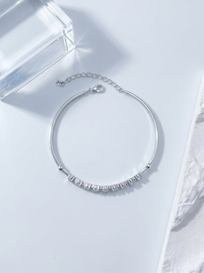 Celand Moissanite Tennis Bracelet, S925 Silver