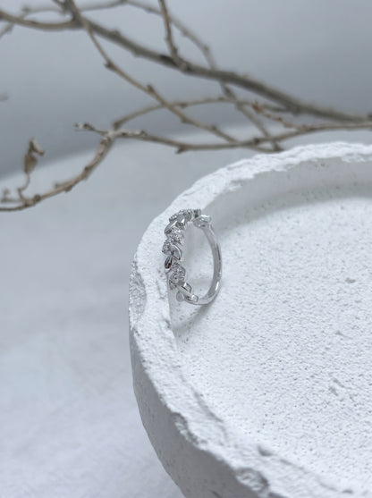 Celand Leaf Vine Moissanite Ring | S925 Sterling Silver