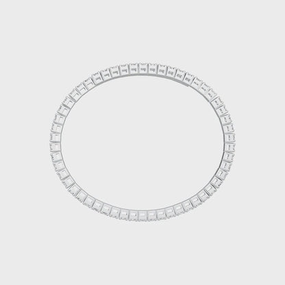 6.5CTW Moissanite Wrap Tennis Bracelet in S925 Sterling Silver